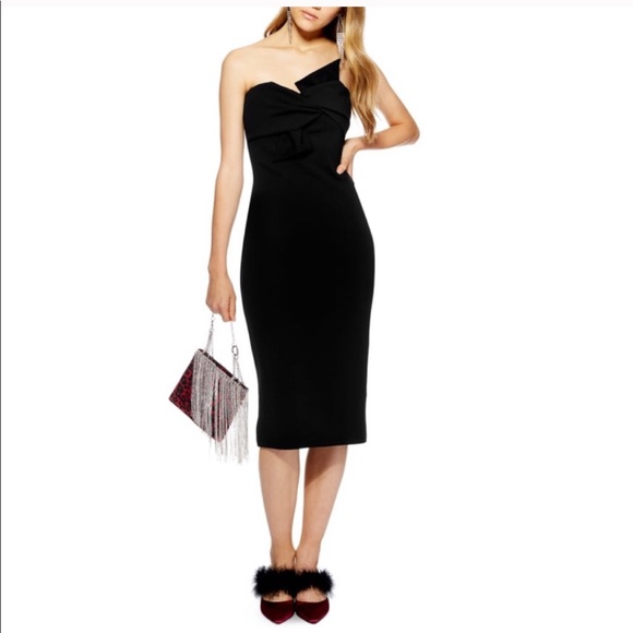 Topshop Dresses & Skirts - TOPSHOP TWIST BOW FRONT DRESS 💘IN STORES💘